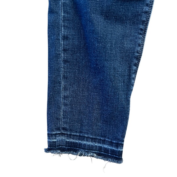 Lucky Brand Jeans Bridgette Skinny Denim Size 12/31 Skinny Jean Distressed Hem - Picture 2 of 7